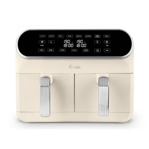 Swan Retro Double 8 L Stand-alone 1700 W Hot air fryer Cream