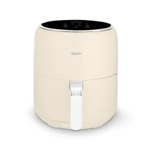 Swan Retro Single 4.5 L Stand-alone Hot air fryer Cream