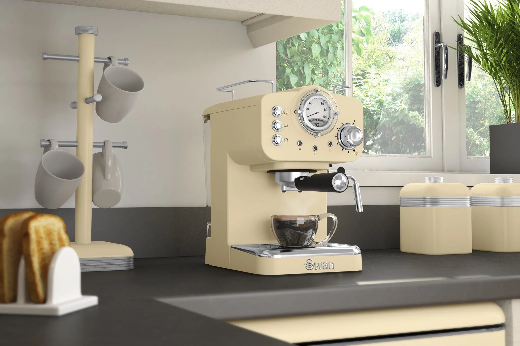 Swan SK22110CN coffee maker Manual Espresso machine 1.2 L