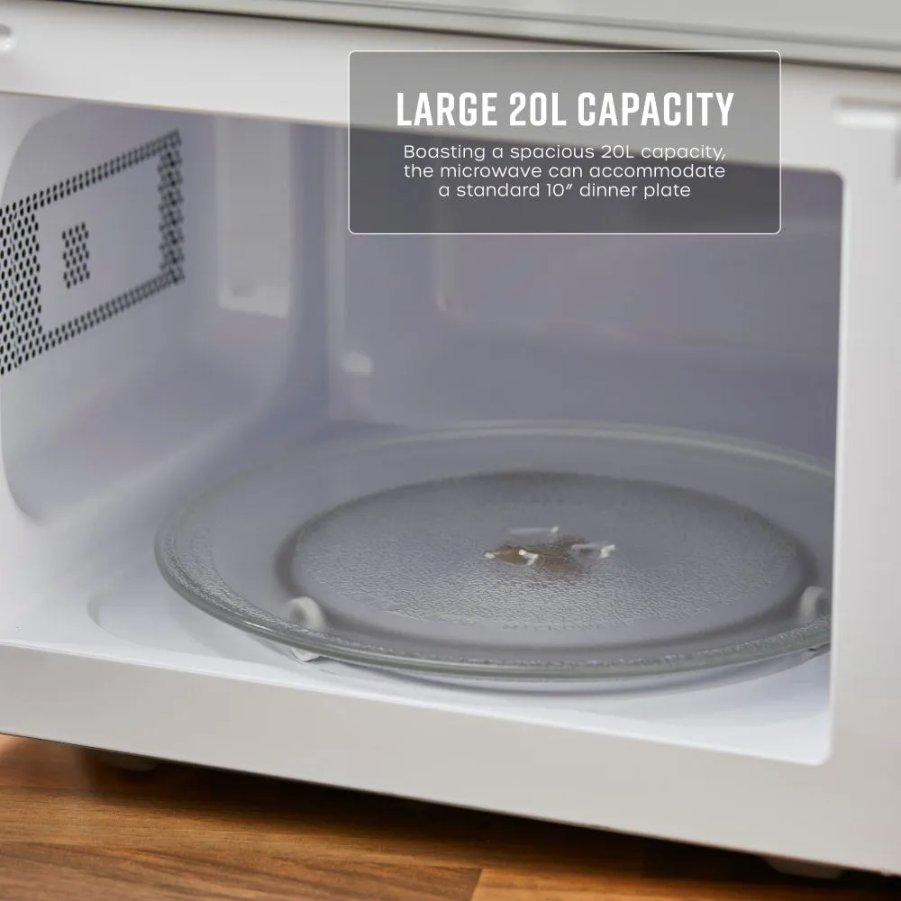 Swan SM4420BLK microwave Black Solo microwave Countertop 20 L 700 W