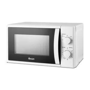 Swan SM4420WHT microwave White Solo microwave Countertop 20 L 700 W