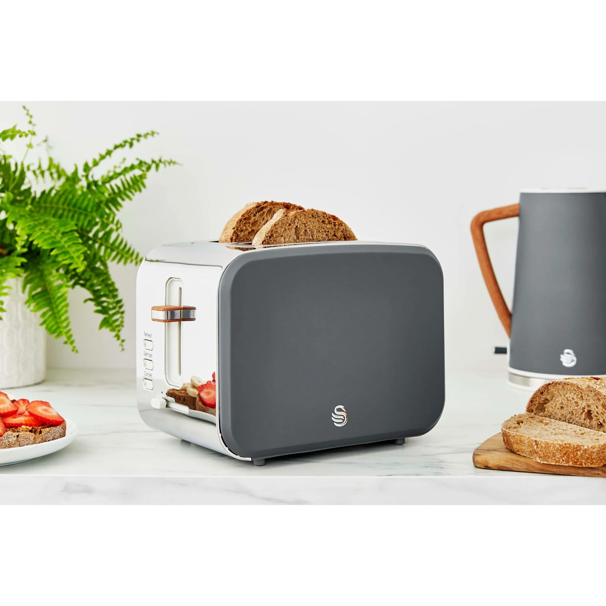 Swan ST14610GRYN toaster 6 2 slice(s) 900 W Grey
