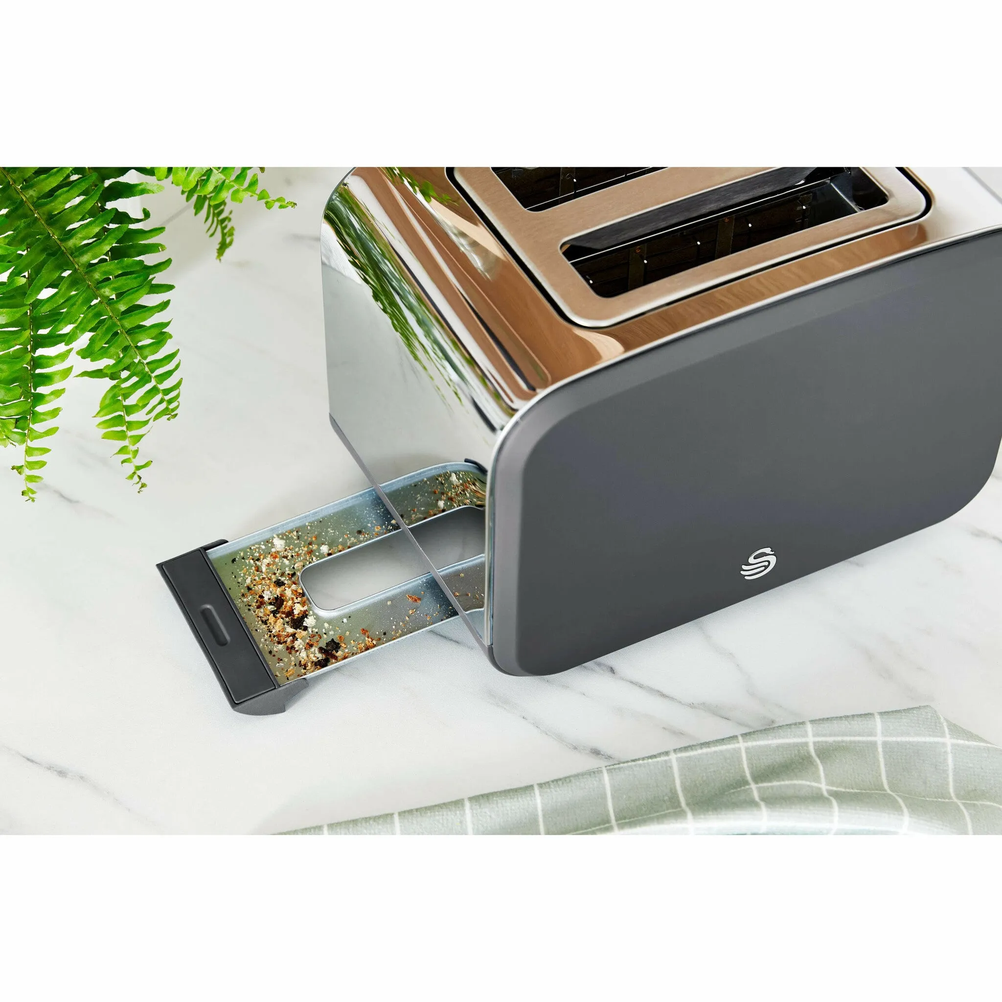 Swan ST14610GRYN toaster 6 2 slice(s) 900 W Grey