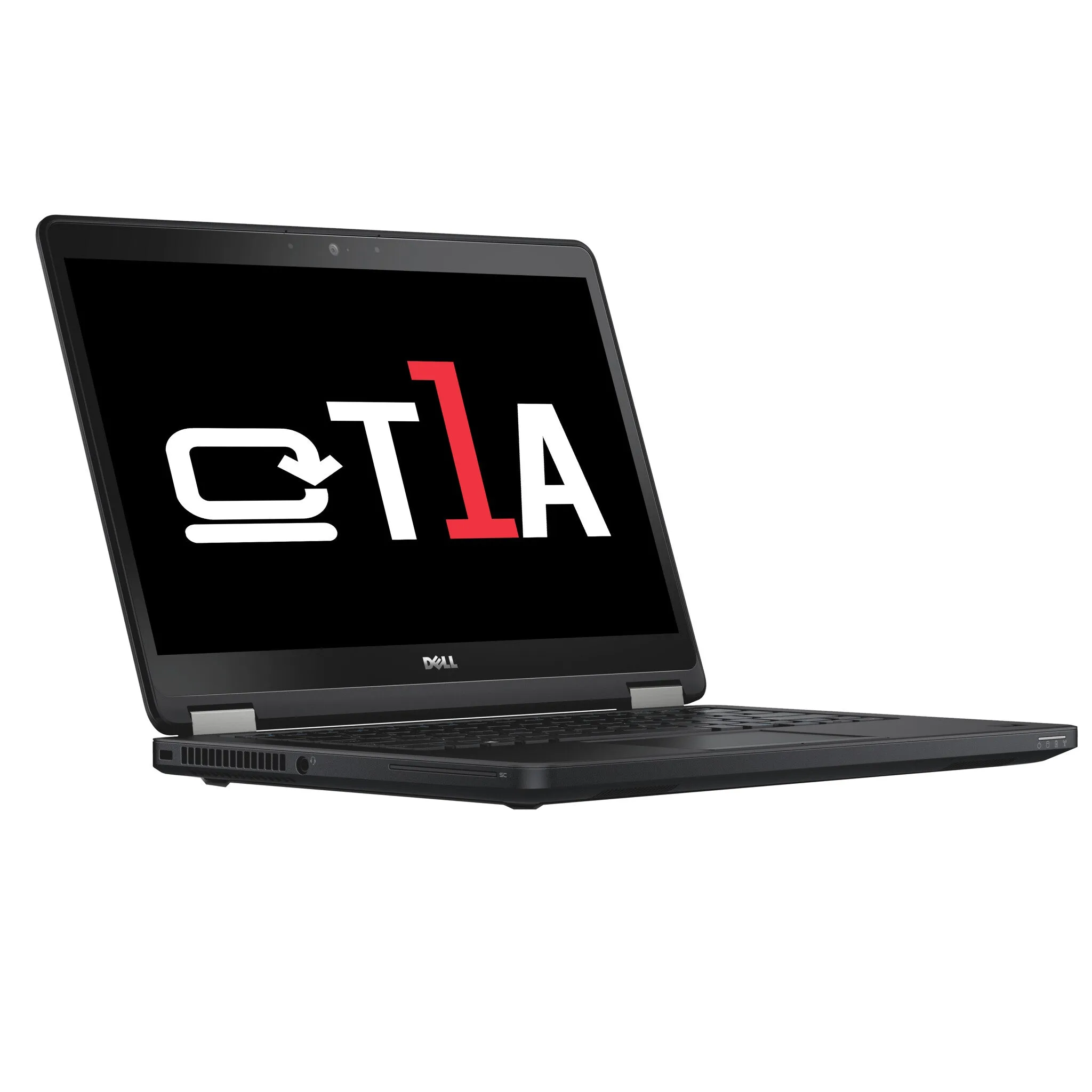 T1A Dell Latitude E5250 12.5" Refurbished Laptop - Intel Core i5-5200U, 8GB RAM, 128GB SSD, Windows 10 Pro, Black