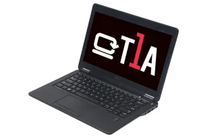 T1A Dell Latitude E7250 12.5" Refurbished Laptop - Intel Core i5-5300U, 8GB RAM, 256GB SSD, Windows 10 Pro, Black