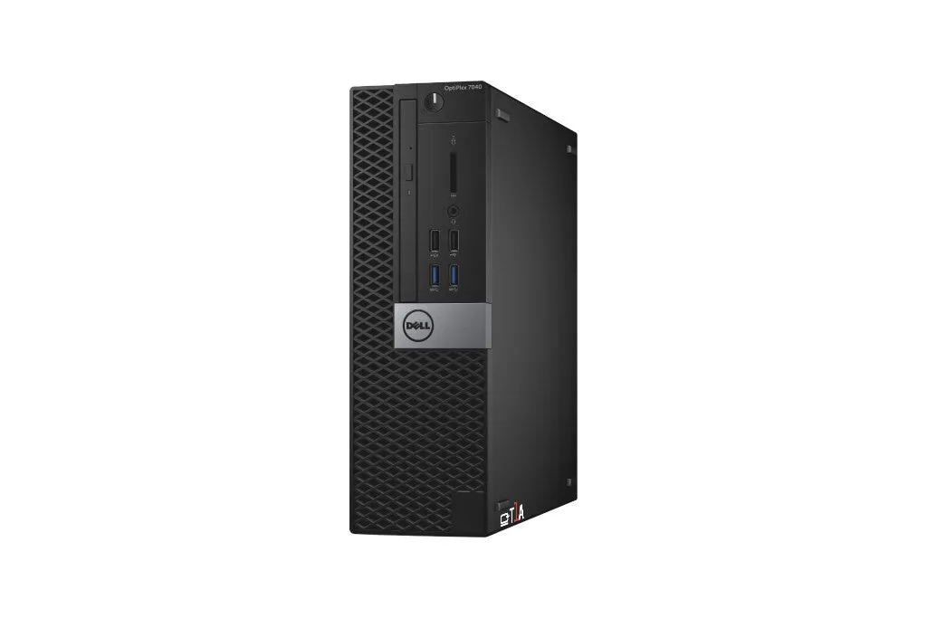 T1A DELL Optiplex 7040 Refurbished Intel Core i5 i5-6500 8 GB DDR4-SDRAM 120 GB SSD Windows 10 Pro SFF PC Black