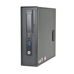 T1A HP EliteDesk 800 G1 Refurbished Intel Core i5 i5-4570 8 GB DDR3-SDRAM 500 GB HDD Windows 10 Pro SFF PC Black