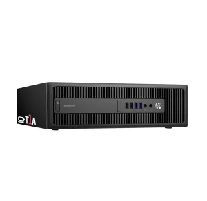 T1A HP EliteDesk 800 G2 Refurbished Intel Core i5 i5-6500 16 GB DDR4-SDRAM 240 GB SSD Windows 10 Pro SFF PC Black