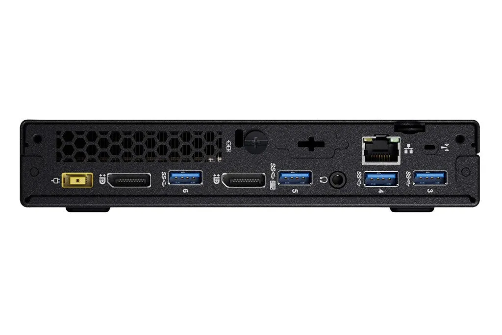 T1A Lenovo ThinkCentre M700q Refurbished Intel Core i5 i5-6400 8 GB DDR4-SDRAM 128 GB SSD Windows 10 Pro Mini PC Black