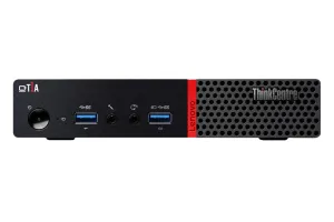 T1A Lenovo ThinkCentre M700q Refurbished Intel Core i5 i5-6400 8 GB DDR4-SDRAM 128 GB SSD Windows 10 Pro Mini PC Black