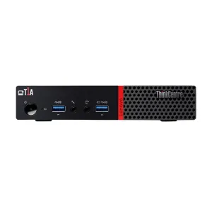 T1A Lenovo ThinkCentre M900q Refurbished Intel Core i5 i5-6500T 8 GB DDR4-SDRAM 128 GB SSD Windows 10 Pro Mini PC Black