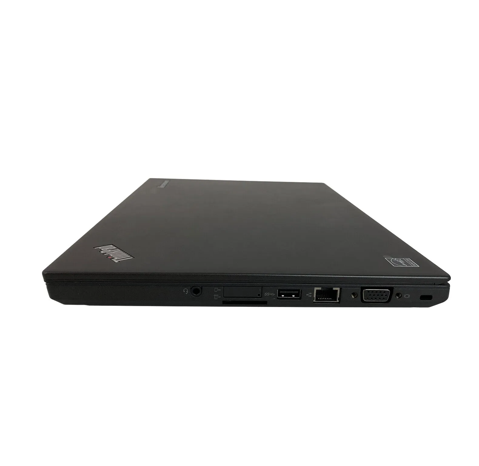 T1A Lenovo ThinkPad T450 14" Refurbished Laptop - Intel Core i5-5300U, 8GB RAM, 180GB SSD, Windows 10 Pro, Black