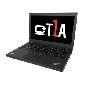 T1A Lenovo ThinkPad X260 12.5" Refurbished Laptop - Intel Core i5-6300U, 8GB RAM, 256GB SSD, Windows 10 Pro, Black
