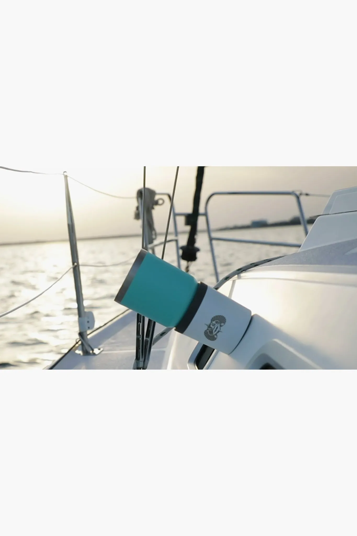 Teal Toadfish Anchor Non-tipping Cup Holder