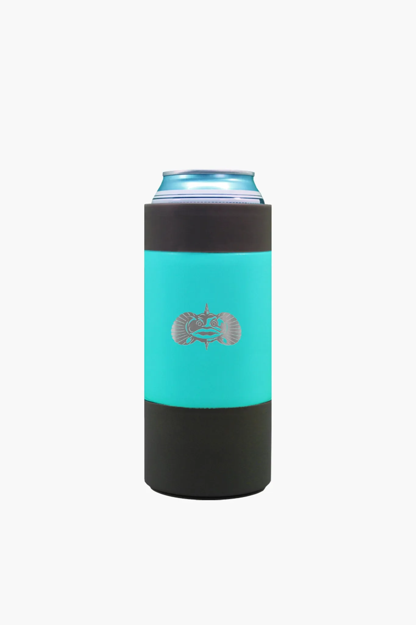 Teal Toadfish Non-tipping Tall Boy 16oz Can Cooler