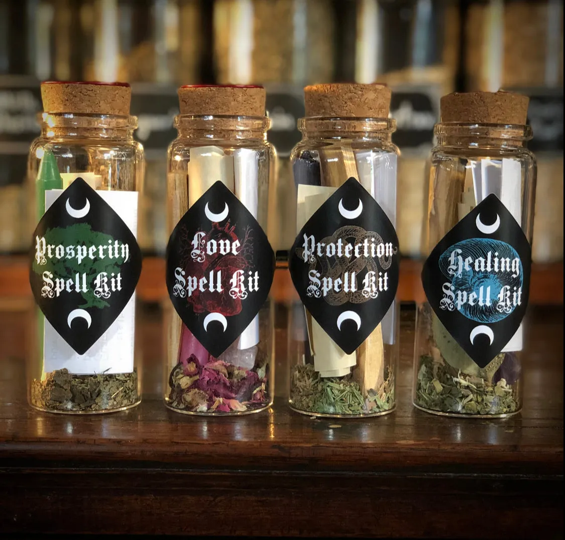 Thorn & Moon Spell Kit - Healing // Love // Prosperity // Protection