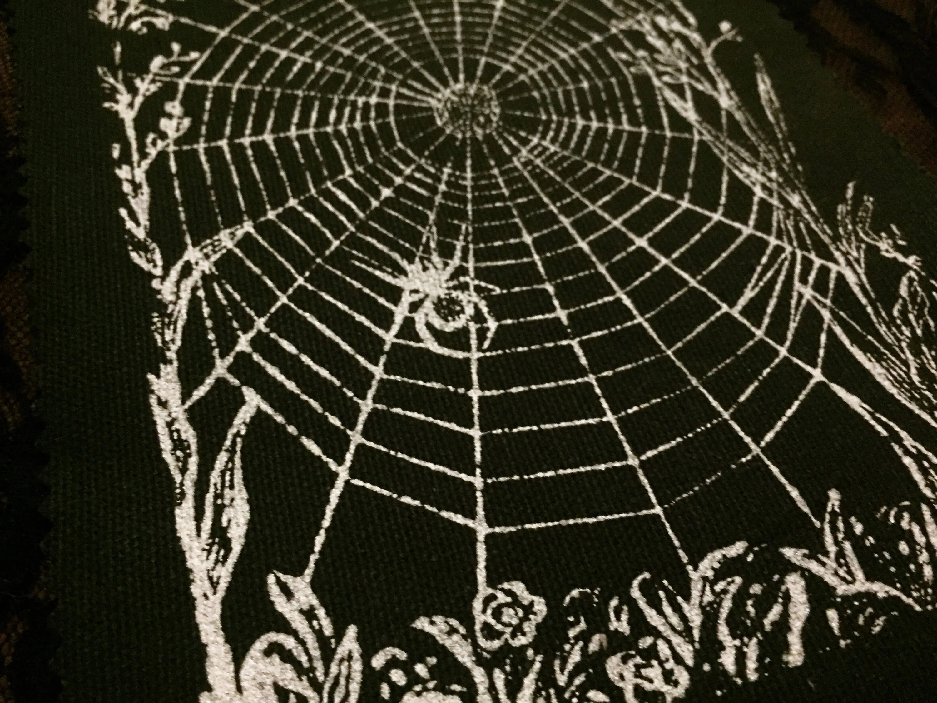 Thorn & Moon Victorian Spider Web Patch