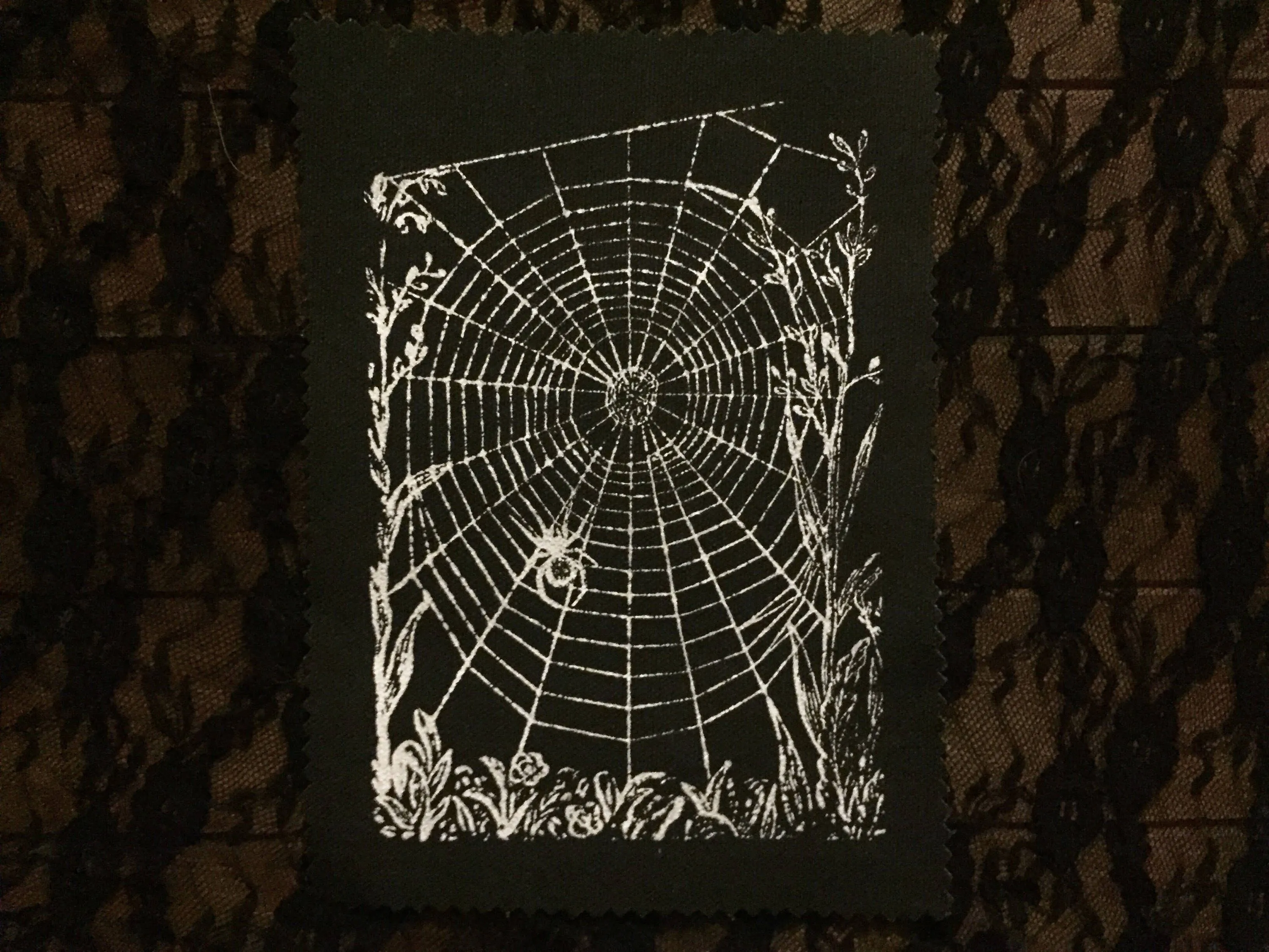 Thorn & Moon Victorian Spider Web Patch