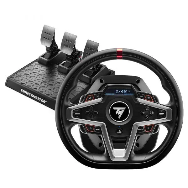 Thrustmaster T-248 PS5/PS4 Black USB Steering wheel   Pedals PC, PlayStation 4, Playstation 3