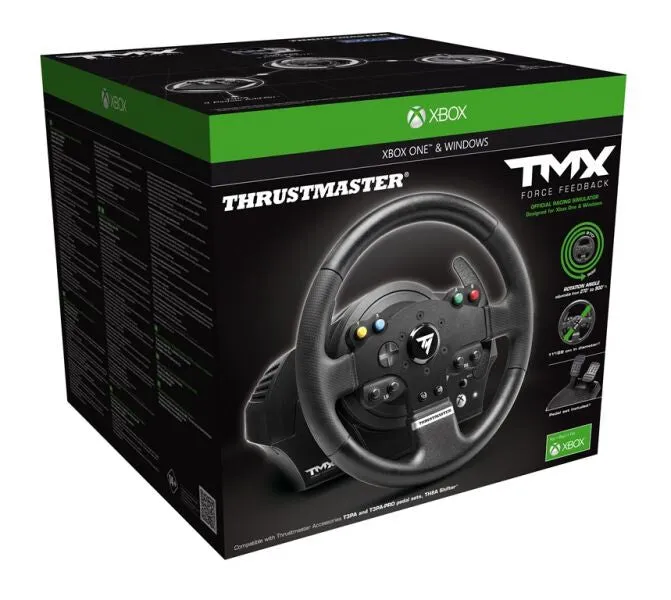 Thrustmaster TMX Force Feedback Black USB Steering wheel PC, Xbox One