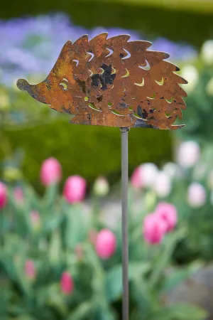 Tom Chambers Snuffle Hedgehog Plant Stake