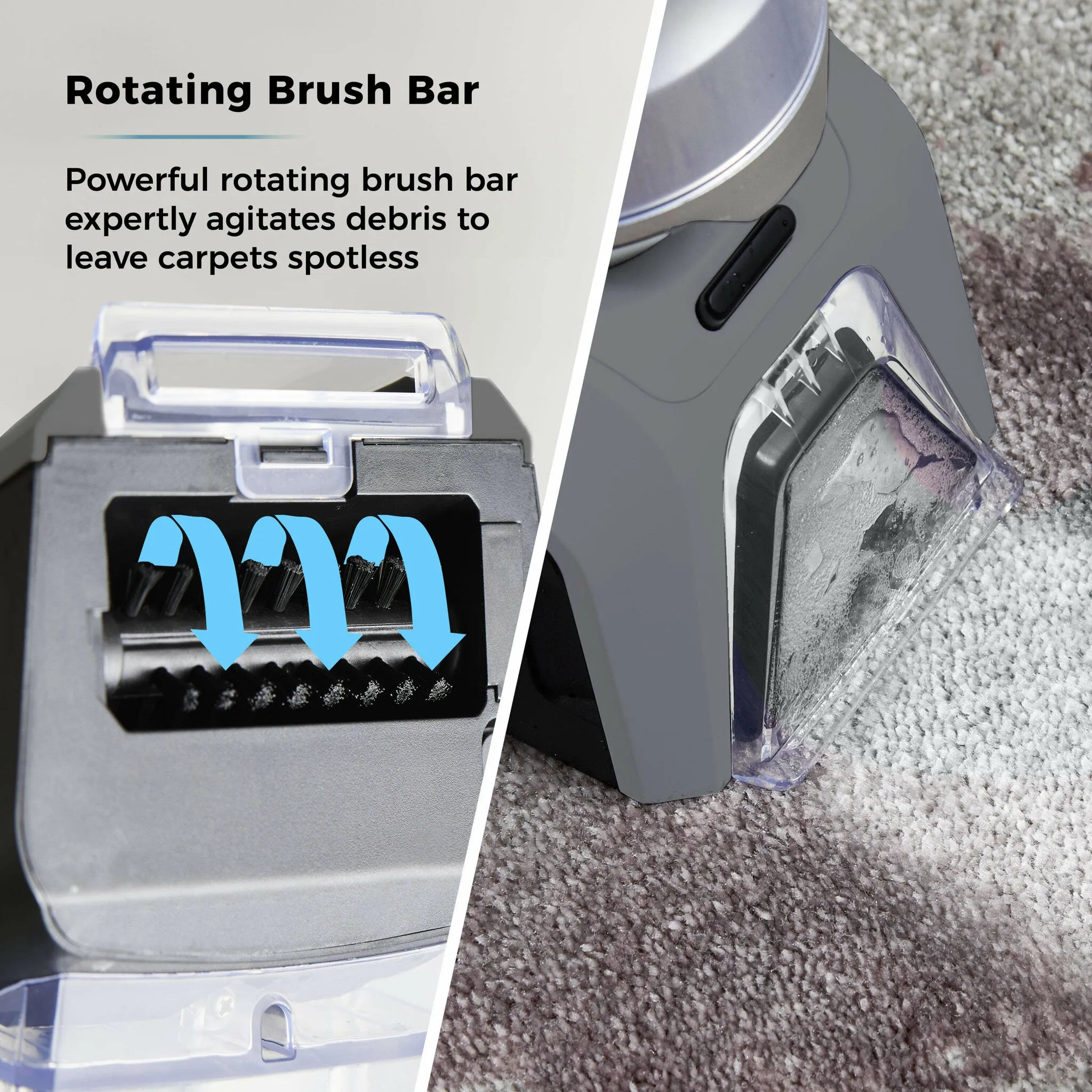 Tower AquajetPro carpet cleaning machine Handheld Deep Blue, Grey