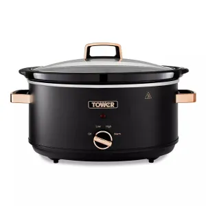 Tower Cavaletto 6.5 Litre Slow Cooker Black