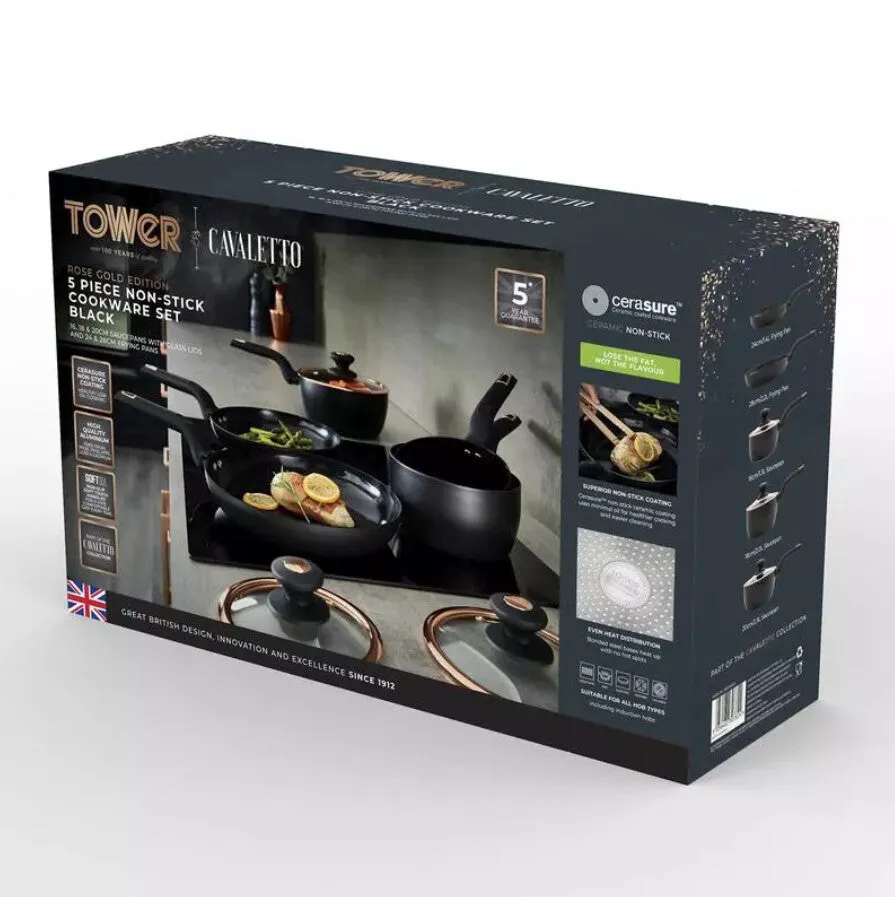 Tower Cavaletto pan set 5 pc(s)