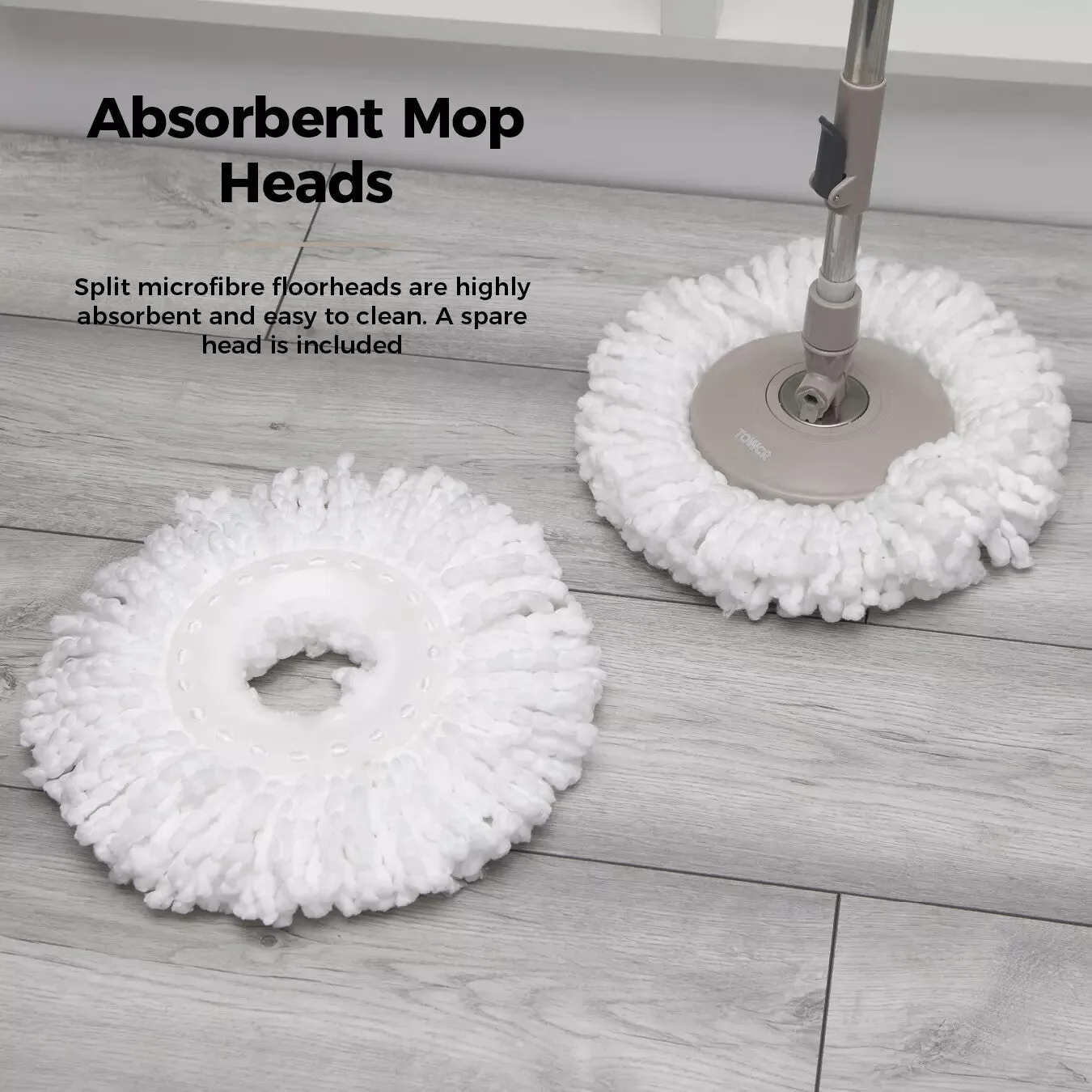 Tower Classic Spin Mop - Latte