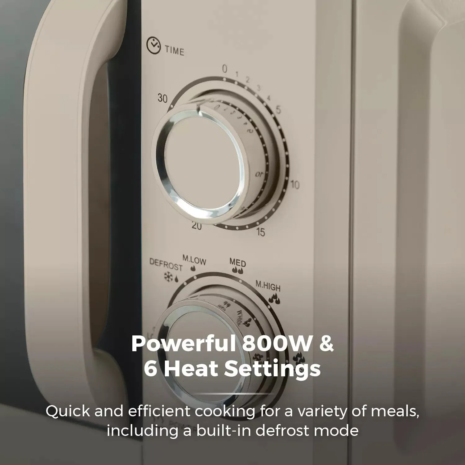 Tower Manual Microwave 20L - Latte