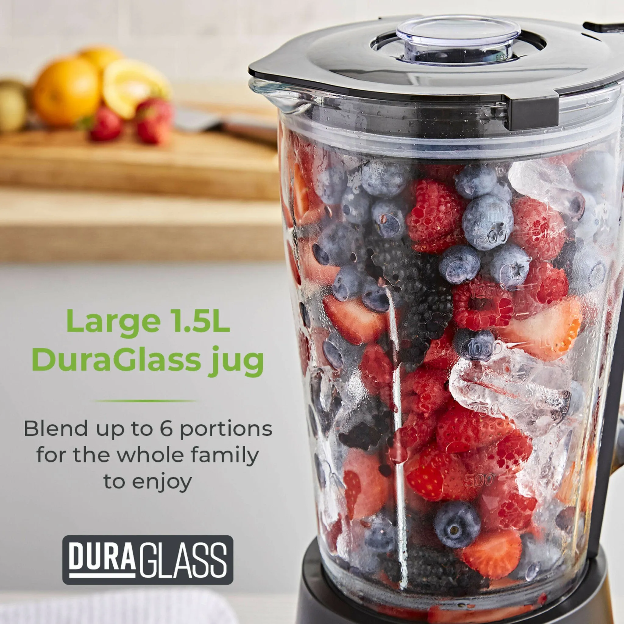 Tower T12073 blender 1.5 L Tabletop blender 500 W Stainless steel