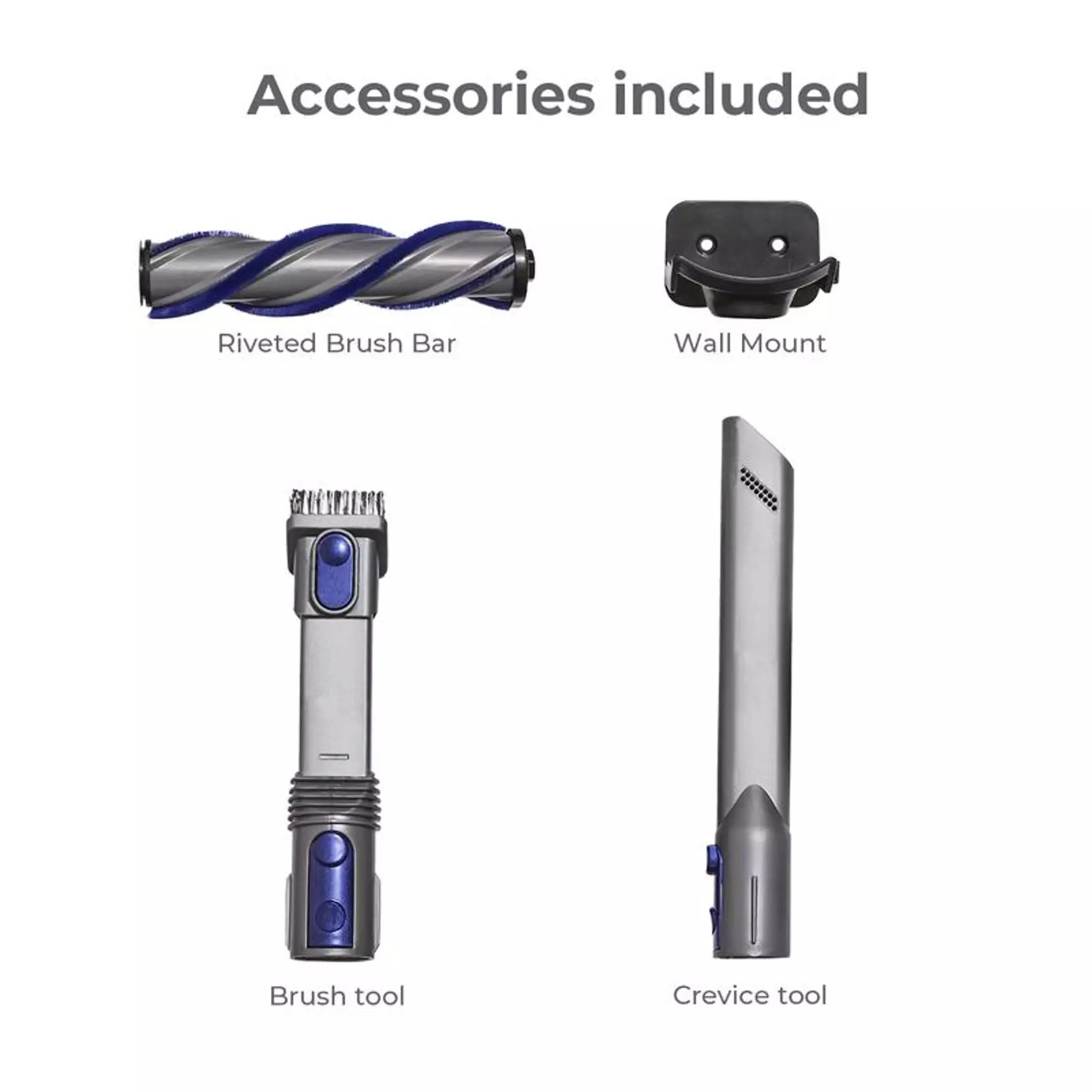 Tower T513003 stick vacuum/electric broom 2-in-1 stick vacuum DC Dry HEPA Bagless 150 W Blue