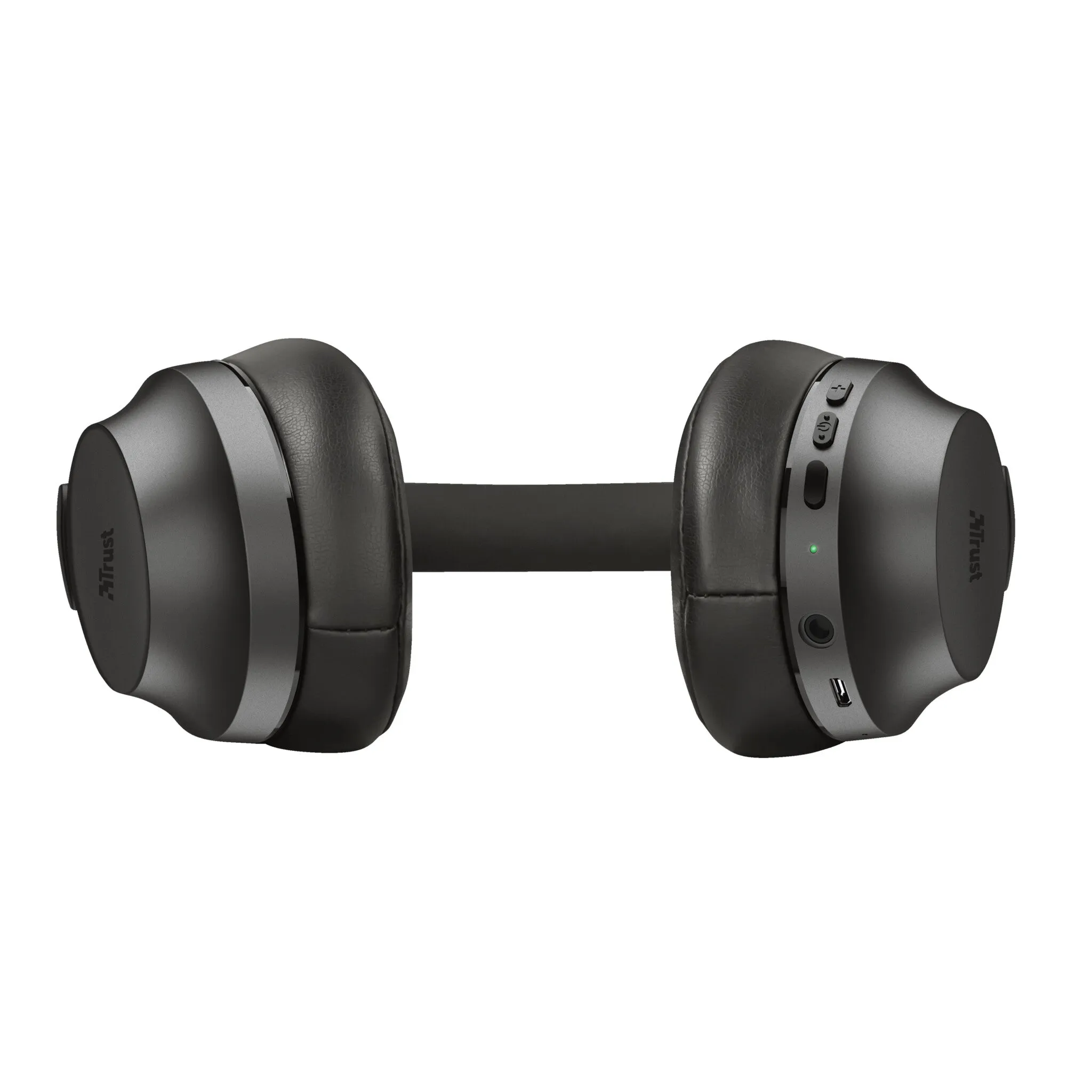 Trust 23550 headphones/headset Wired & Wireless Head-band Music Micro-USB Bluetooth Black