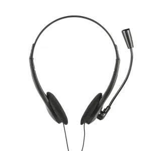 Trust HS-100 Headset Wired Head-band Office/Call center Black