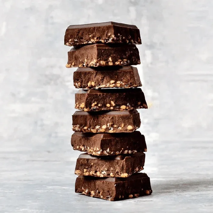 Vanilla Crunch 70% Dark Chocolate Bar 60g