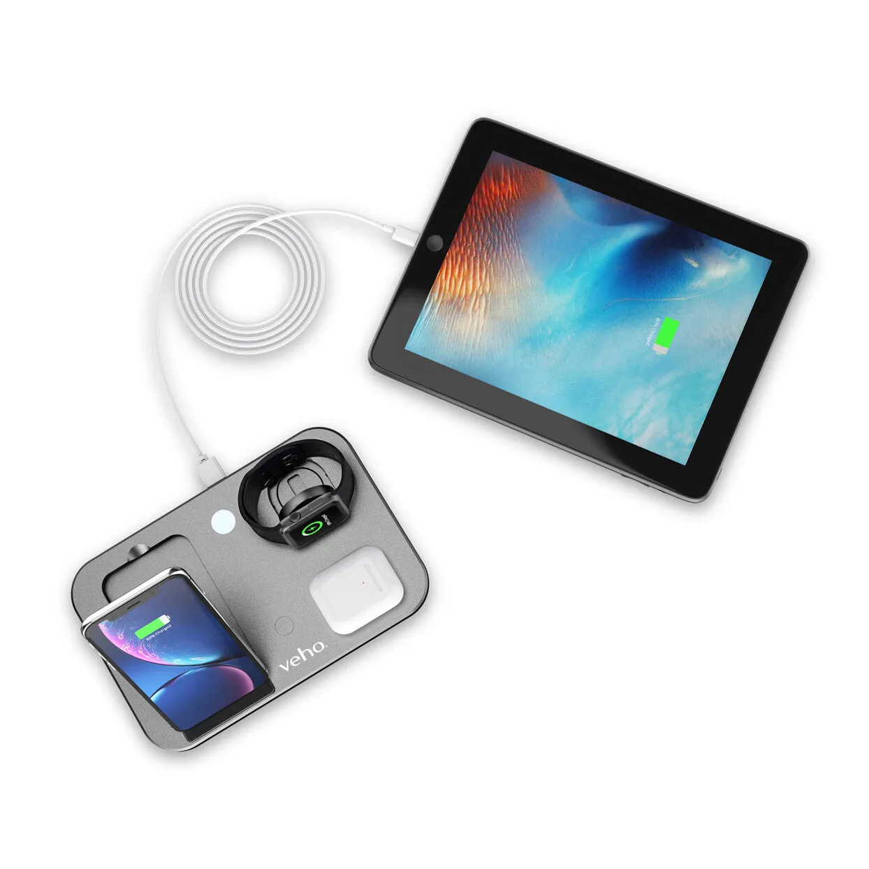 Veho DS-7 Qi wireless multi-charging station
