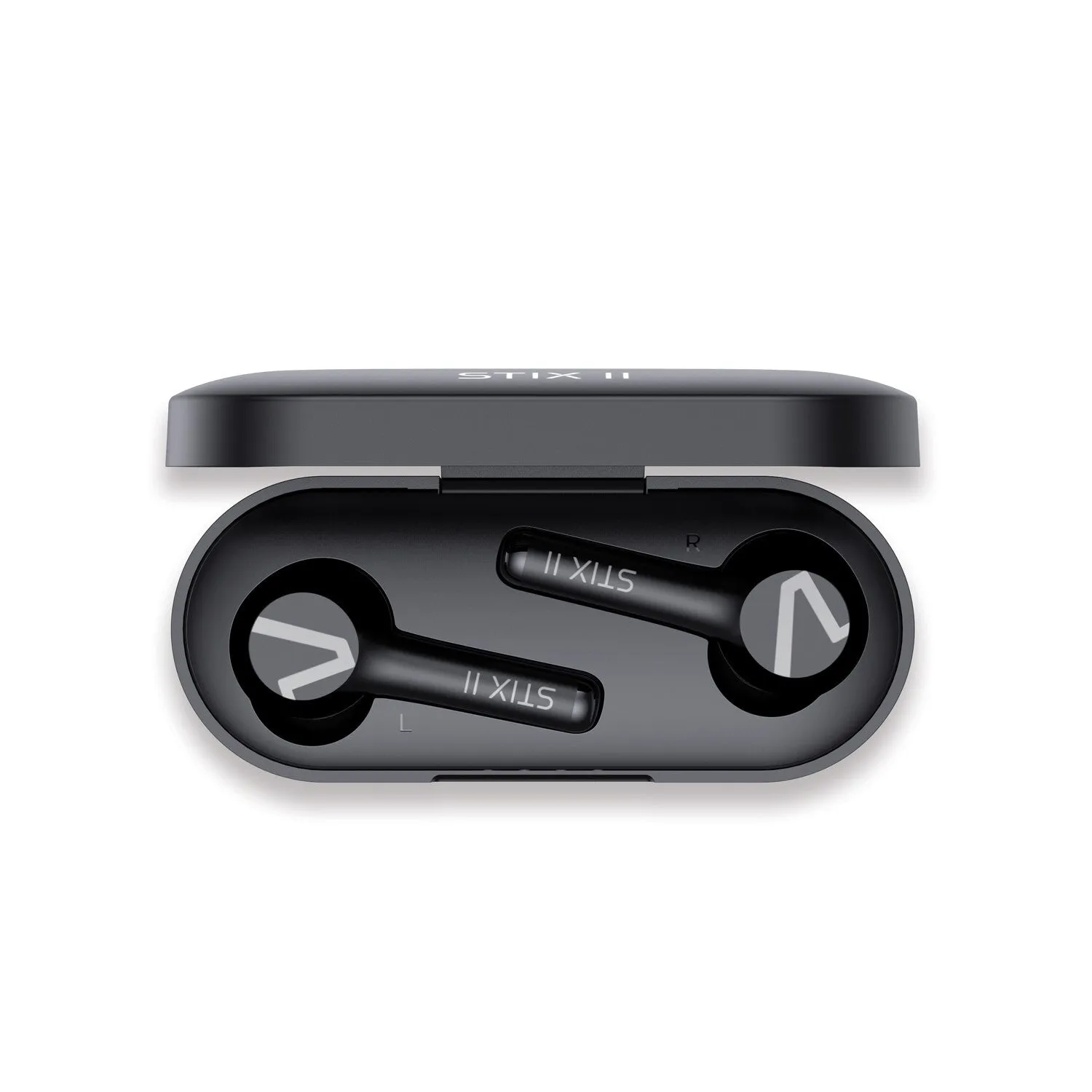 Veho STIX II True Wireless Earphones  Carbon Black