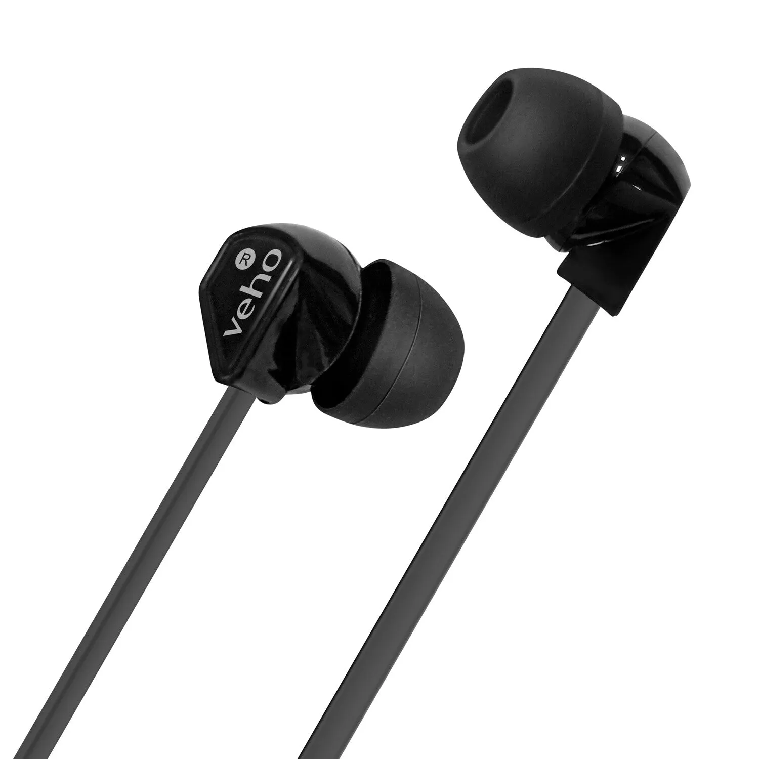 Veho VEP-003-Z1-G 360 Stereo Noise isolating Earphones with flex 'anti' tangle cord system