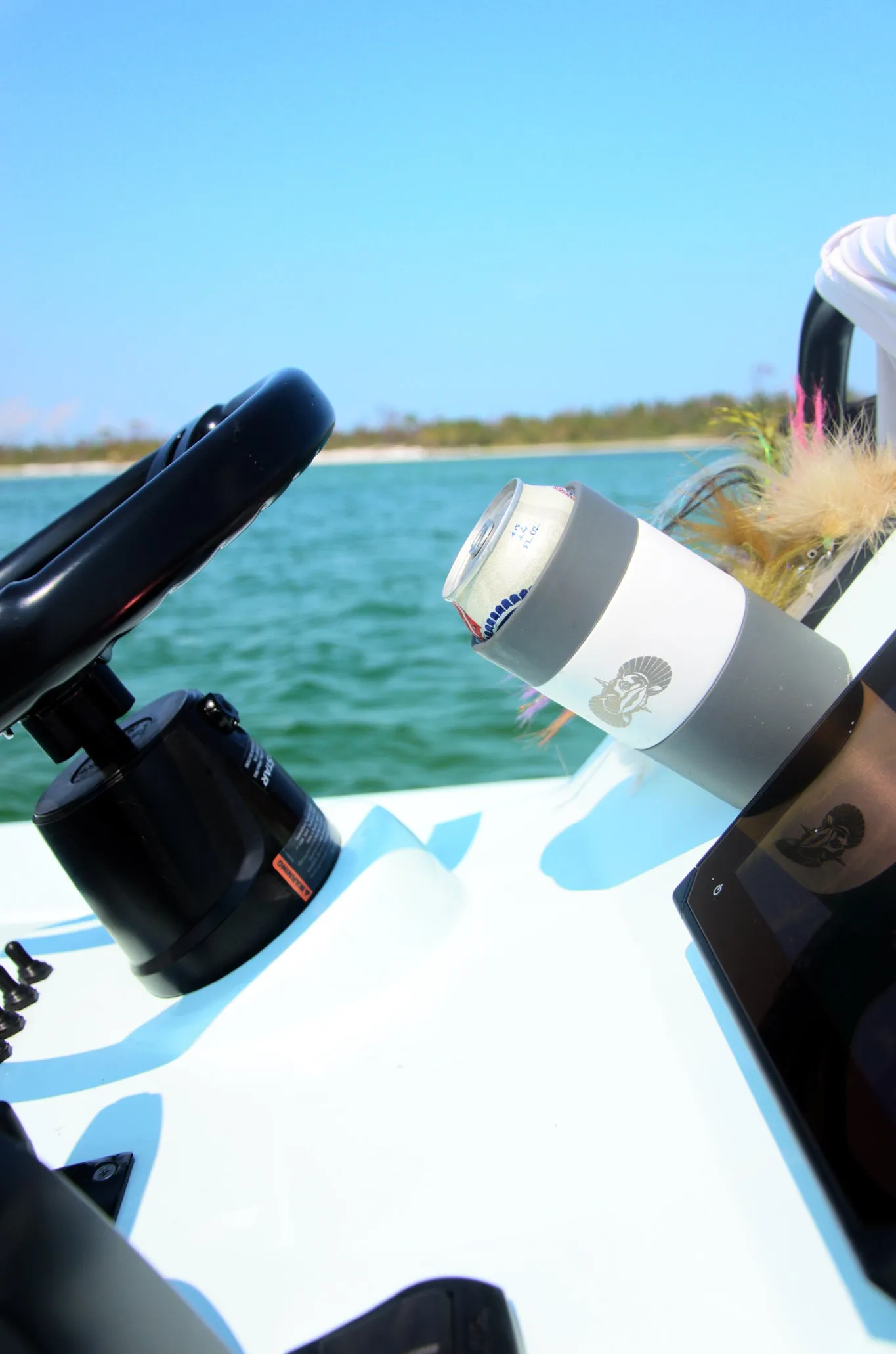 White Toadfish Non-tipping 12oz Can Cooler