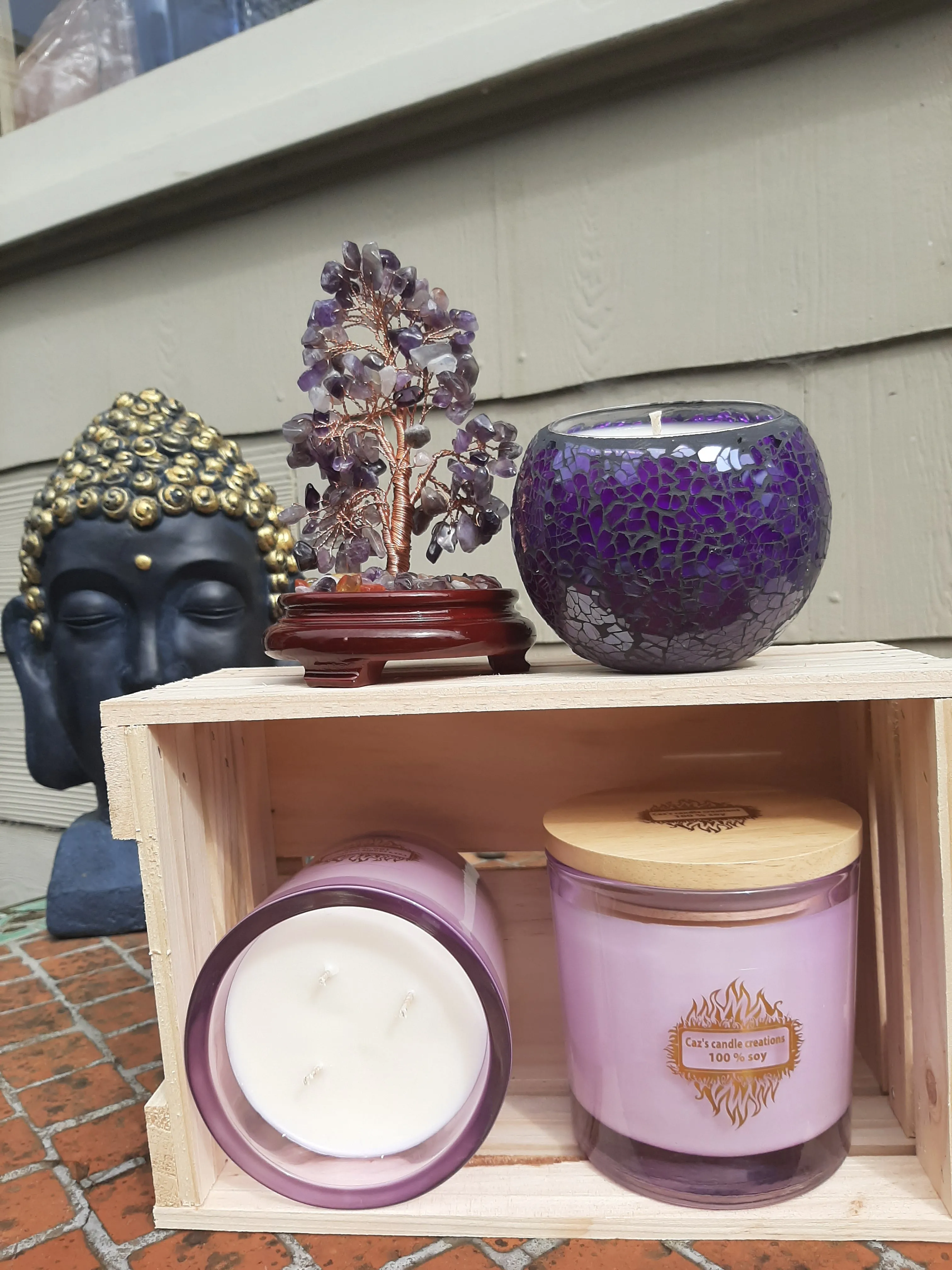 XL FRENCH LAVENDER SOY/COCONUT CANDLES LARGE