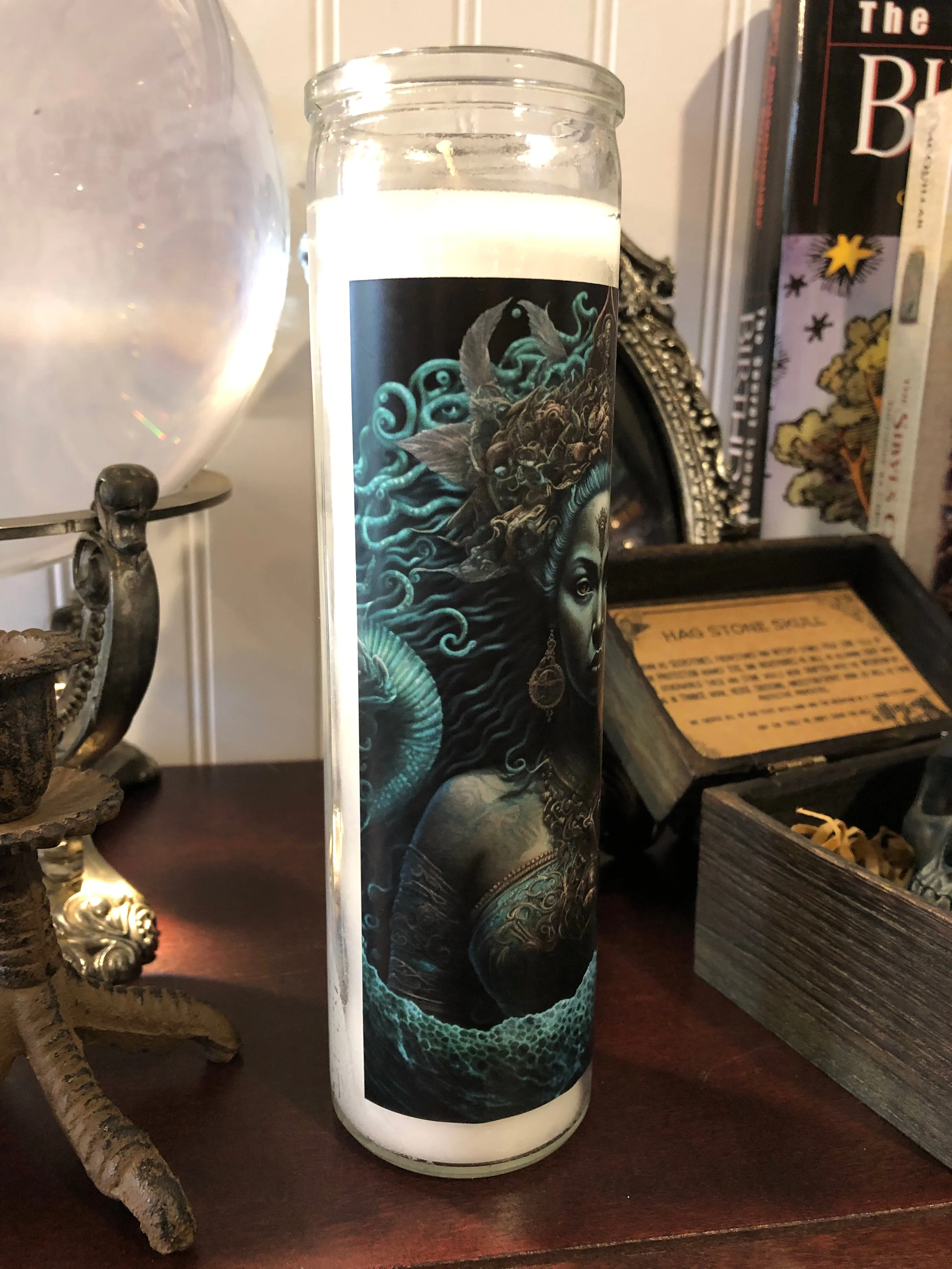Yemaya Devotional Candle