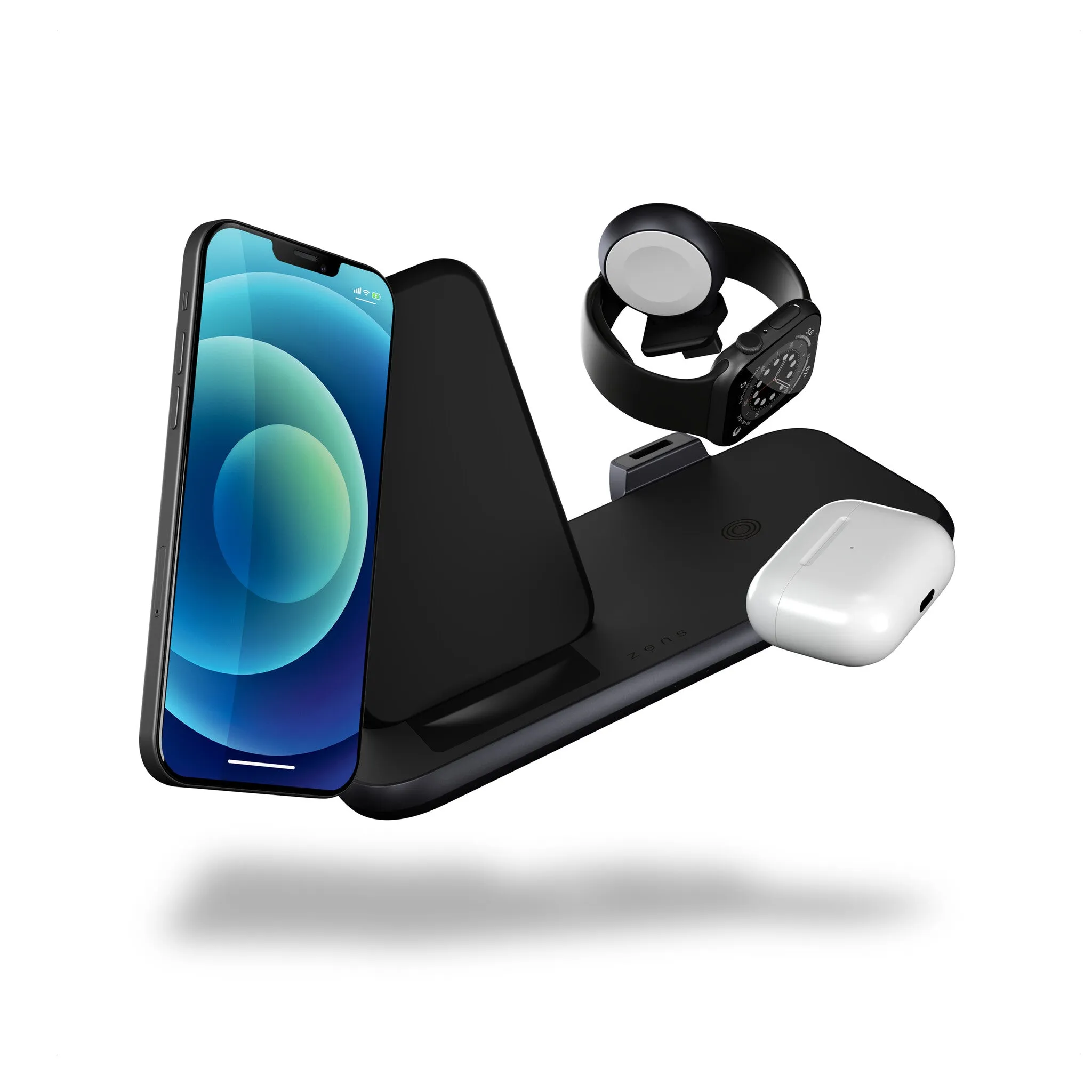 ZENS ZEDC15B/00 mobile device charger Universal Black AC, USB Wireless charging Fast charging Indoor