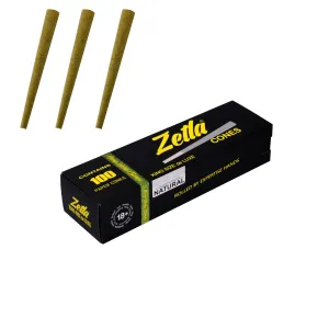 Zetla Hemp Wrap Green Cone  King Size De Luxe ( 100 Pcs )