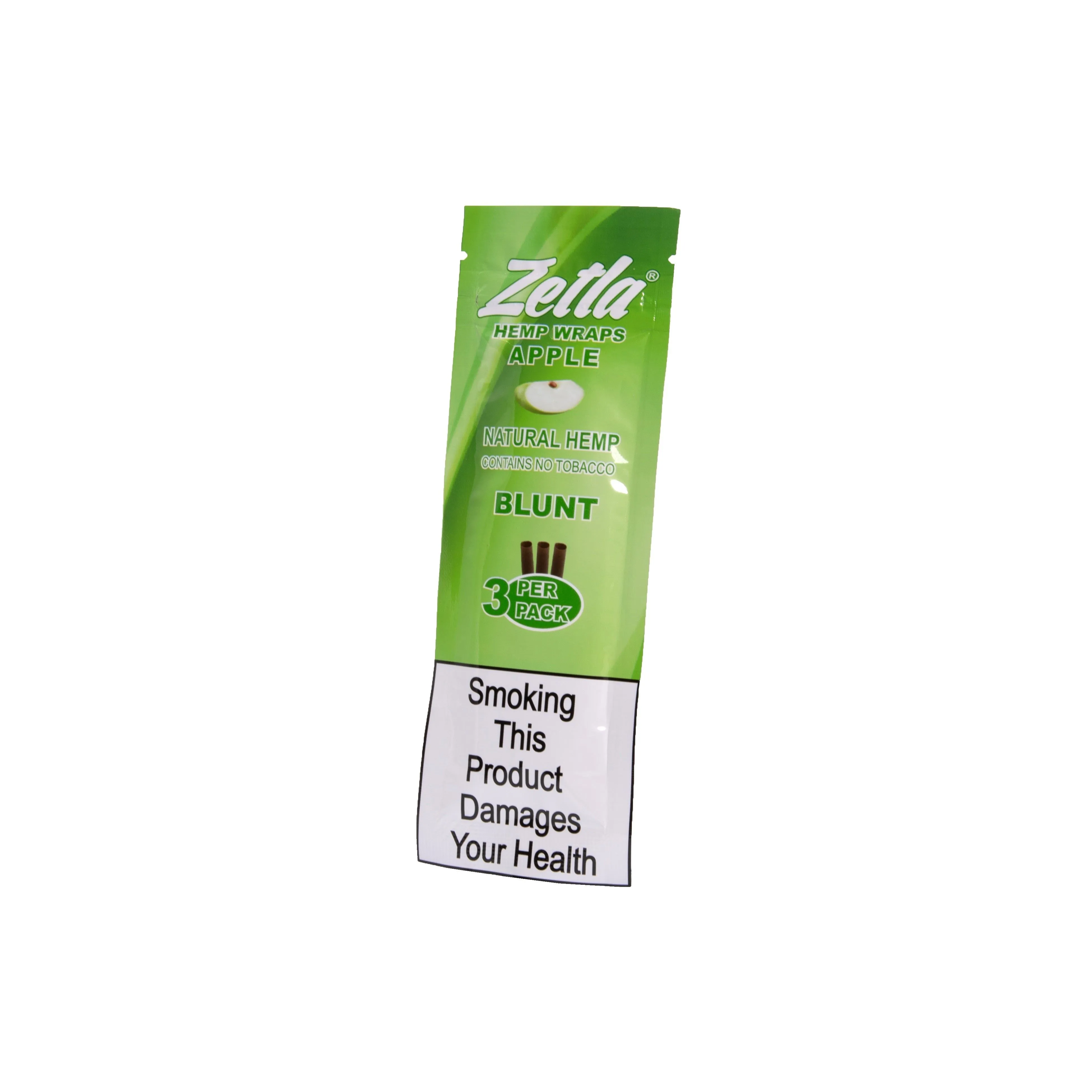 Zetla Hemp Wraps Apple ( 1 Packs / 3 Blunt )