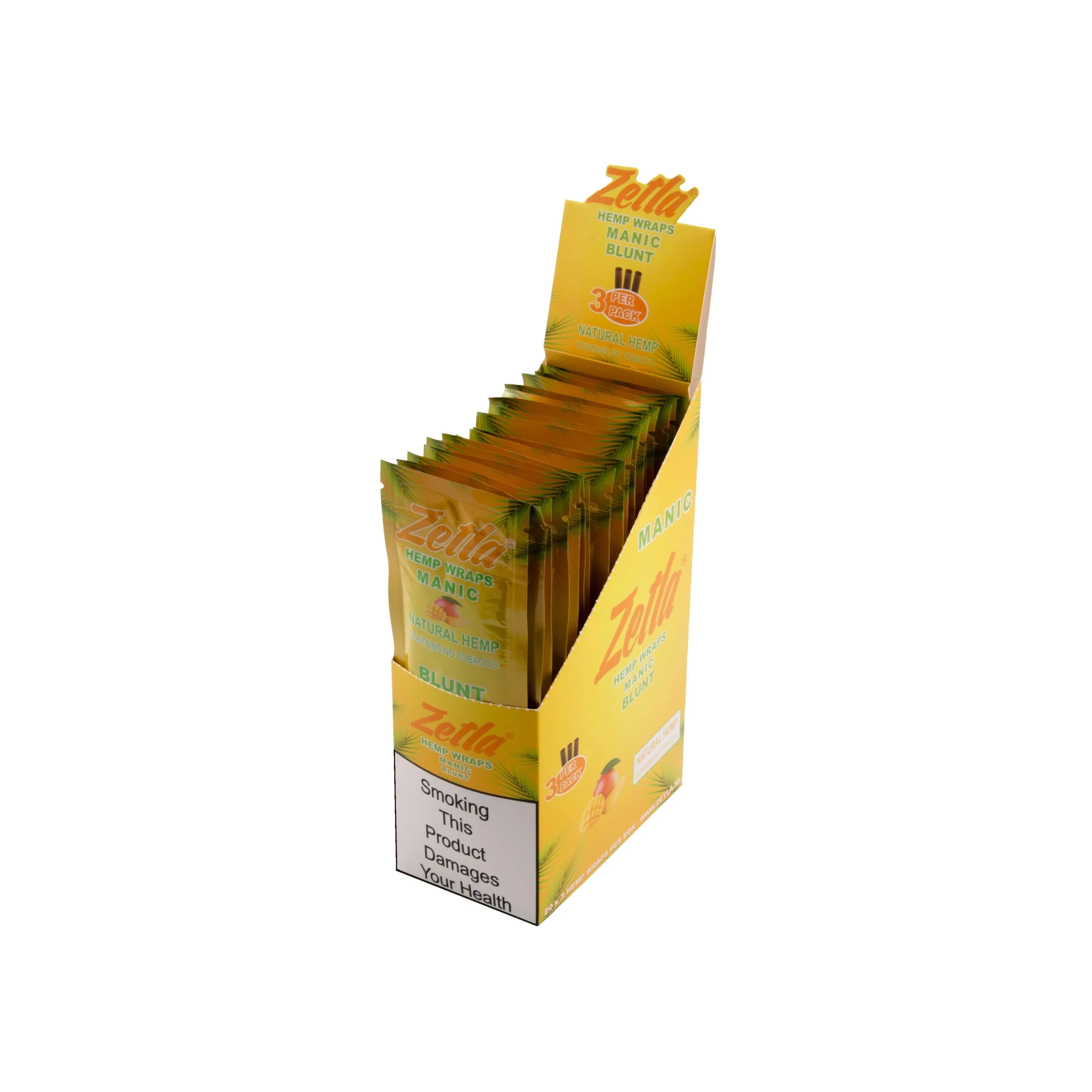 Zetla Hemp Wraps Manic ( 1 Packs / 3 Blunt )