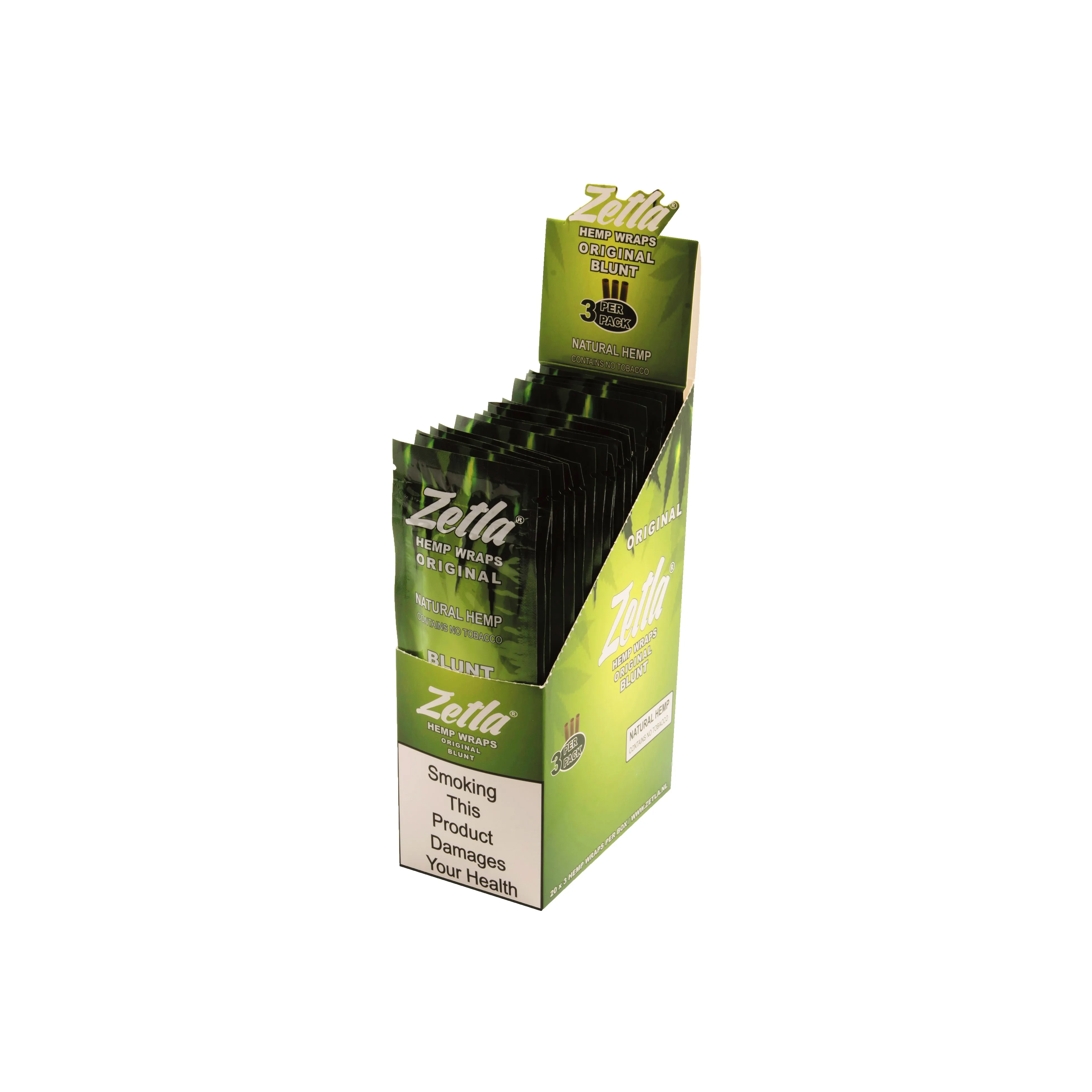 Zetla Hemp Wraps Original ( 1 Packs / 3 Blunt )