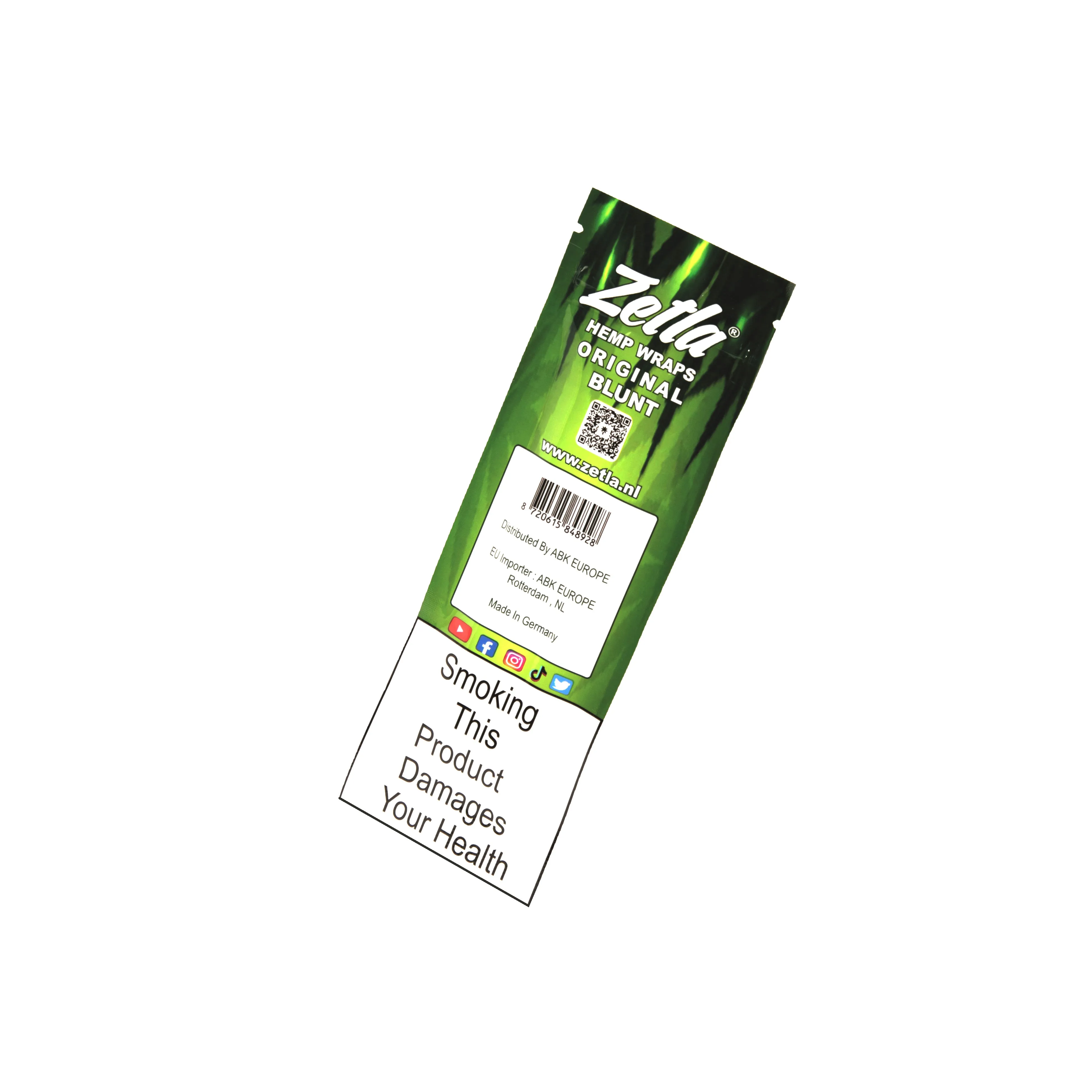 Zetla Hemp Wraps Original ( 1 Packs / 3 Blunt )