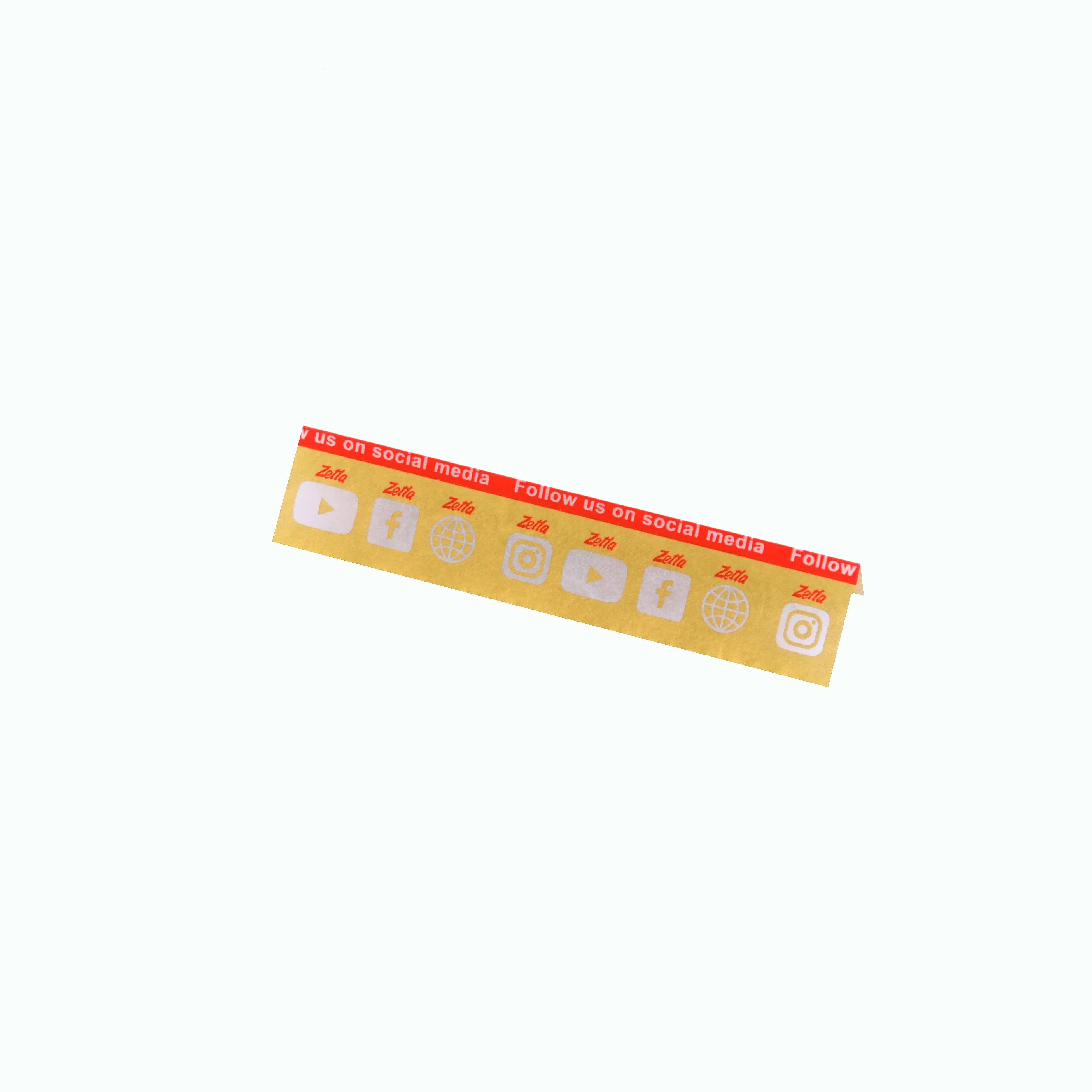 Zetla Rolling Papers Gold King Size Slim (100 Packs)