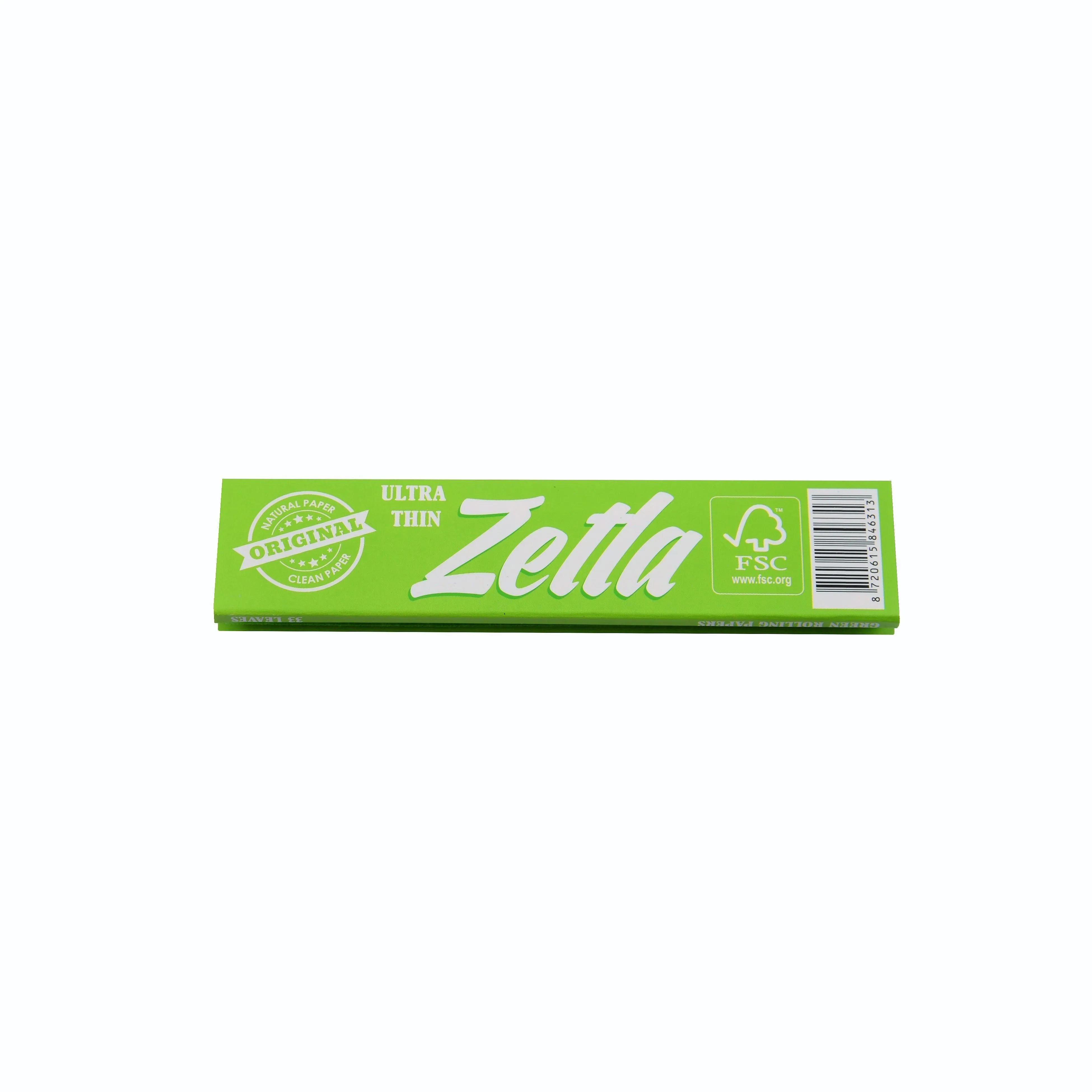 Zetla Rolling Papers Green King Size Slim (50 Packs)