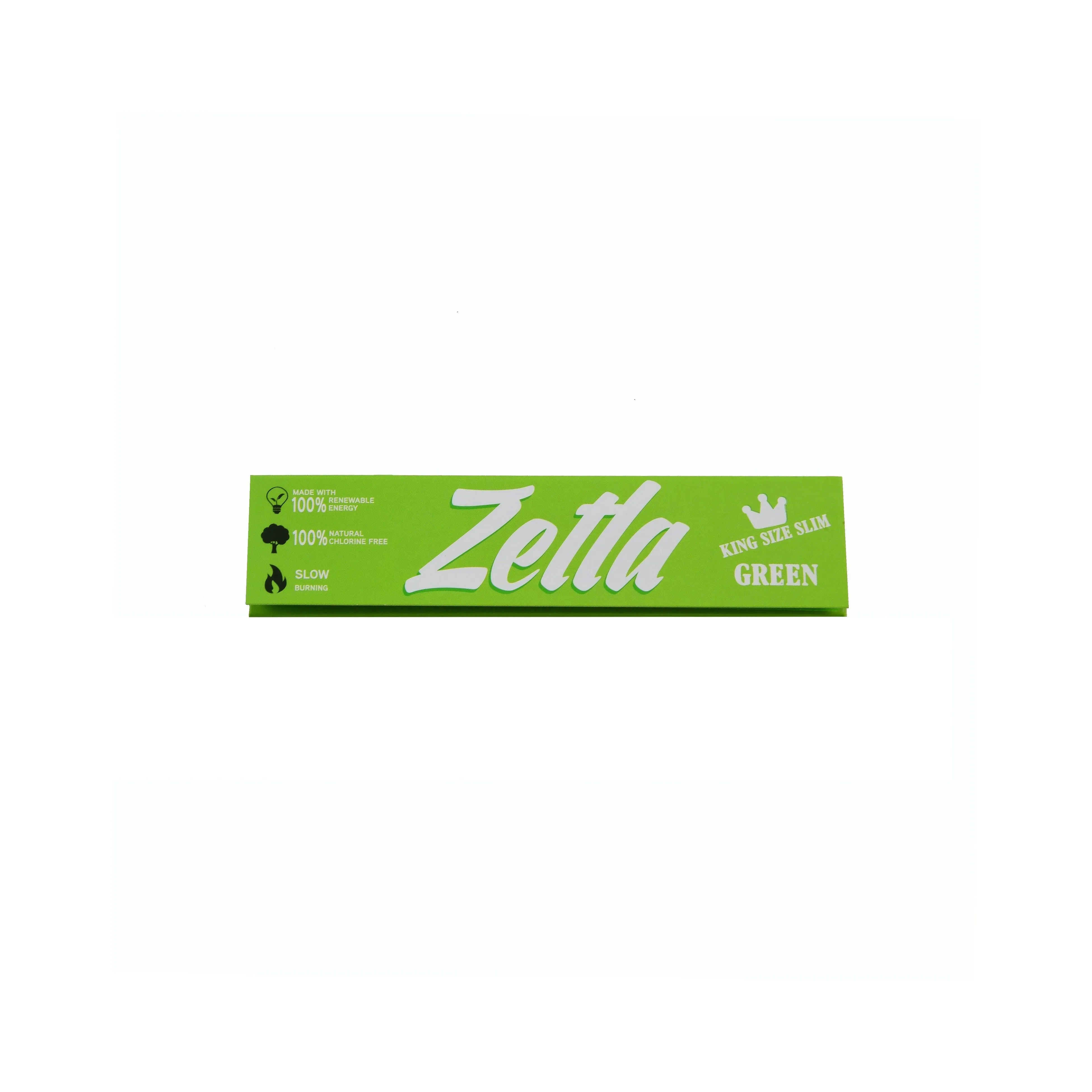 Zetla Rolling Papers Green King Size Slim (50 Packs)